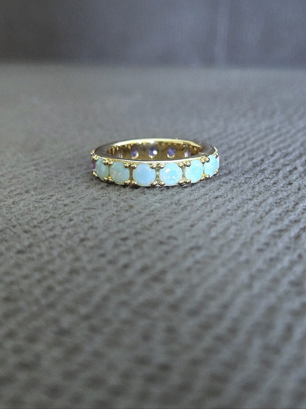 Kendra Scott (Retired) Gold💛 "Chandler" Band Ring💍 in Green💚 Lilac💜 Mix - Picture 13 of 16